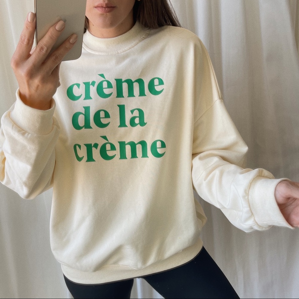 Crème De La Crème Sweatshirt — Cream - Picture 10 of 10